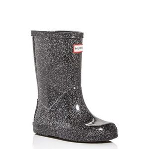Hunter First Classic Giant Glitter Waterproof Rain Boot Size 7 Toddler